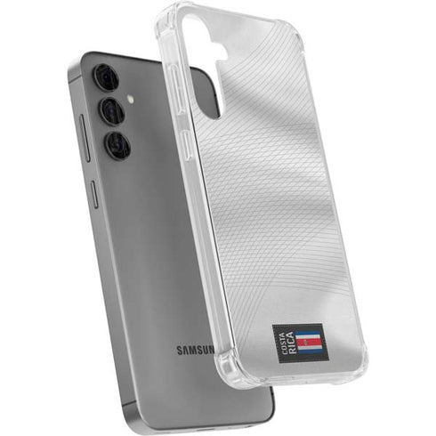 Costa Rica Soccer Flag Galaxy S24 Plus Clear Case